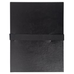 Chemise dos extensible balacron et sangle scratch. - Noir - x 10 - Exacompta