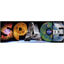 Puzzle l'espace - planète - fusée nasa astronaute - 1000 pièces - collection espace - clementoni - 39368