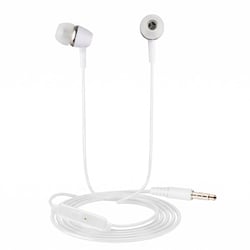 Samsung Écouteurs Intra-auriculaire Jack 3.5mm avec Micro Son Clair Blanc / Argent