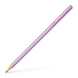 Crayon gris - Crayon graphite - Violet avec strass - Mine B - Faber-Castell
