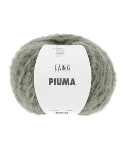 Pelote de laine et coton à tricoter PIUMA - Lang Yarns 98 Vert