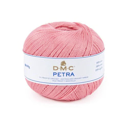 Pelote de laine - 100% coton - Rose - 53326 - DMC - Petra - Grosseur 5
