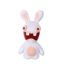 Peluche Lapins Crétins Bean -  - Bouche Ouverte, 18 cm