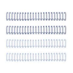 4 spirales de reliure bleu 1,58 cm - We R
