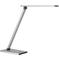 TERRA lampe pliable LED gris métal