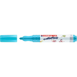 Lot de 10 feutres de coloriage - EDDING - Pointe fibre 3 mm - Bleu clair