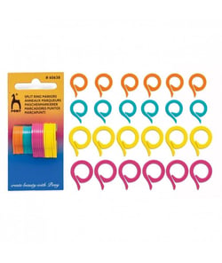 Anneaux marqueurs 4 tailles - Pony Multicolore