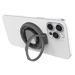 STM Anneau MagSafe pour iPhone avec Support Escamotable et Ouvre-Bouteille Gris