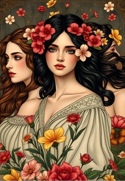 Puzzle 1000 pièces - Les Trois Gracieuses - Alipson Puzzle