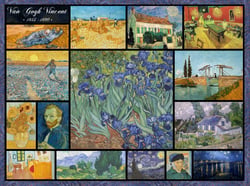 Puzzle 2000 pièces - Collage - Classiquecent Van Gogh - Grafika