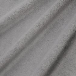 Tissu Doudou Ultra doux Ras Gris anthracite Au mètre
