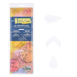 Plaque d'impression en gel Gel Press - Petites Vol en Formation - 3 pièces - Caoutchouc - 7,62 cm