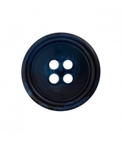 Boutons dégradés costume Polyester 4 trous 20mm X 3 - Prym Bleu Marine