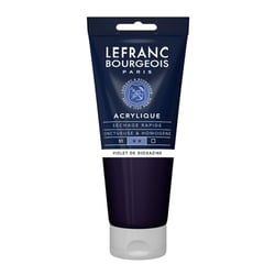 Peinture acrylique - Violet dioxazine - 473 - Fine - Lefranc Bourgeois - Tube 200ml