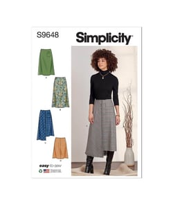 Patron Simplicity 9648 - Jupe du 36 au 52 (FR) S9648.K5 taille n°FR 44-52