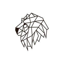 Puzzle déco minimaliste Lion 2