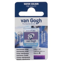 Peinture aquarelle van Gogh godet Violet Interférence 847