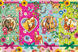 Puzzle 200 pièces - Chevaux Heureux - Schmidt Spiele