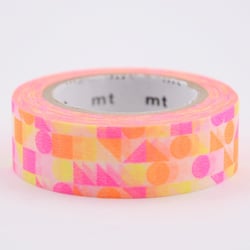 Masking Tape - Mosaiques roses - 7 m x 15mm