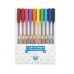 DD03759 10 Stylos gel classiques - Djeco