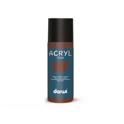 Peinture acrylique - Chocolat - Tous supports - Opaque - Indélébile - Darwi - 80ml
