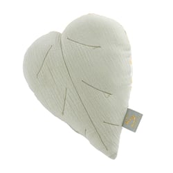 Coussin déco 26x23cm en coton vert tilleul