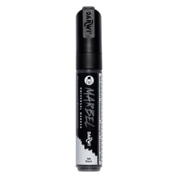 Marqueur - Peinture acrylique - Noir - Permanent - Pointe biseautée 12mm - Marbel - Darwi