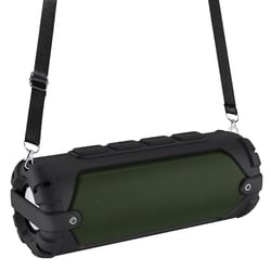 Enceinte Bluetooth Portable 20W Puissante Autonomie 4H Avec Sangle Outdoor Vert YONIS