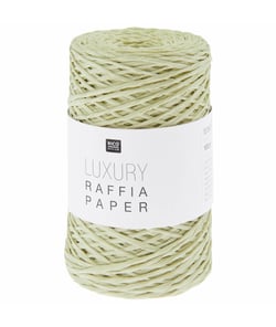 Bobine de fibre de papier Luxury Raffia Paper - 100gr - Rico Design 06 Menthe