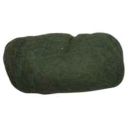 Laine vierge, mouchetée, vert pin, toison, sachet 50 g