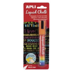 Apli Agipa - Marqueur Craie Orange chalk Pointe ronde