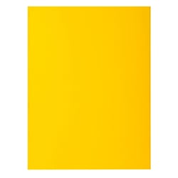 Paquet de 50 chemises 2 rabats ROCK''S 210 - 24x32cm - Jaune citron - x 5 - Exacompta