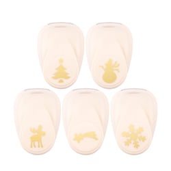 Perforatrices Noël - Lot de 5 pièces - Vaessen Creative