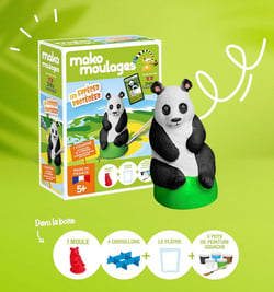 Mako moulages Panda géant - Mako Créations - Vert