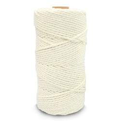 MégaCréa DIY - Fil à macramé en coton 3 mm Bobine 100 m