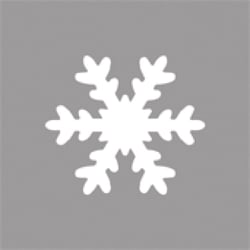 Perforatrice : Flocon neige, ø3,81cm, (1 1 / 2"), 1 pce.