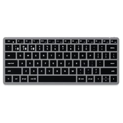 Satechi Clavier SLIM X1 Bluetooth USB-C QWERTY Rétroéclairé et Compact Gris