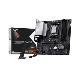 Carte mère MSI - PRO B840M-P WIFI6E - PC - Noir - 24,38 x 24,38 cm