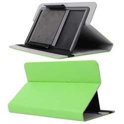 Housse Universelle Tablette Tactile 7 Pouces Simili Cuir Porte Carte Chic Vert YONIS