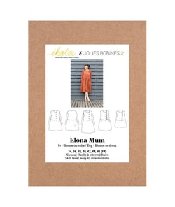 Pochette patron de couture ELONA Mum Blouse/Robe 34-46 taille n°FR 34-46
