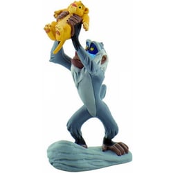 Figurine Rafiki avec bébé Simba - Bullyland