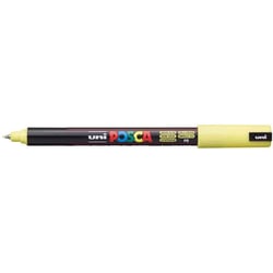 Lot de 6 marqueurs à pigment POSCA PC-1MR pointe calibrée extra fine - Jaune soleil