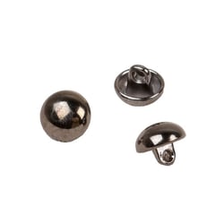 Lot de 3 boutons boule à queue 10mm gris foncé