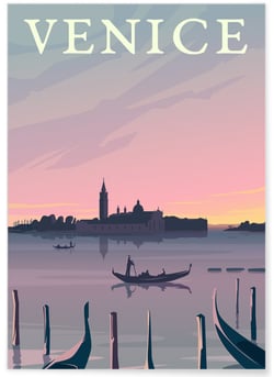 Affiche Venice | A3 : 29,7x42cm