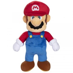 Peluche super mario 28 cm - plombier - nintendo - peluche licence