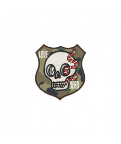 Ecussons Thermocollant Militaire 5 X 6 cm - Mediac Love Dead vert