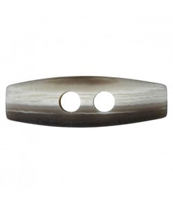 Bûchettes en polyester 2 trous 30 mm X1 - Prym Gris Moyen