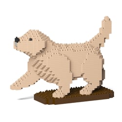 Chien Golden Retriever qui lève la patte beige Taille standard | JEKCA | 14 ans et +