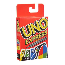 Uno express, version fun et rapide - mattel - gdr45 - jeu de cartes classique