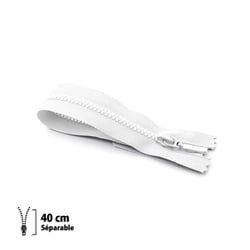 Fermeture éclair Z49 - PRESTILON 4 mm 40 cm - Séparable